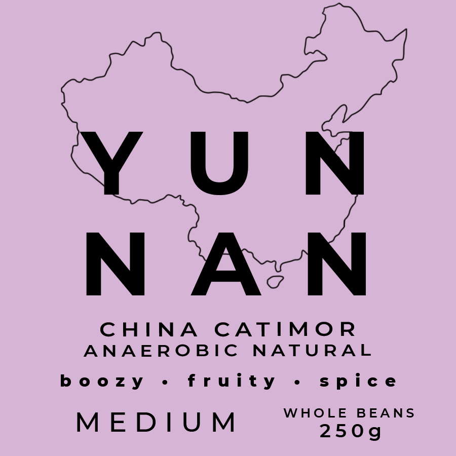 CHINA YUNNAN Whole Roasted Beans - 250g