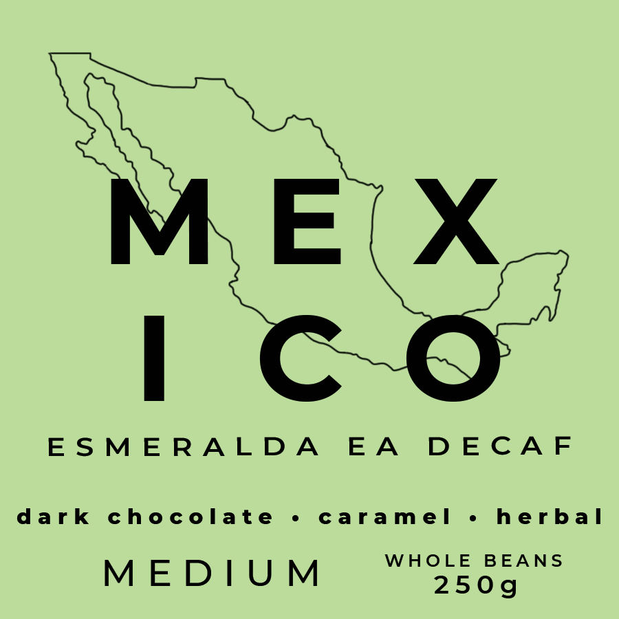 MEXICO DECAF Whole Roasted Beans - 250g