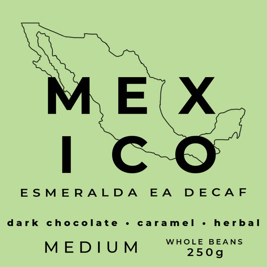MEXICO DECAF Whole Roasted Beans - 250g