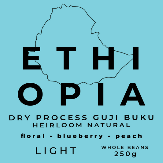 ETHIOPIA GUJI BUKU Whole Roasted Beans - 250g