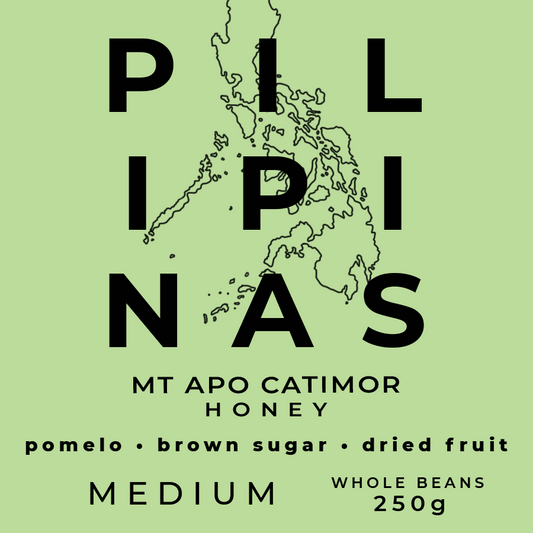 PILIPINAS MT APO CATIMOR HONEY Whole Roasted Beans - 250g